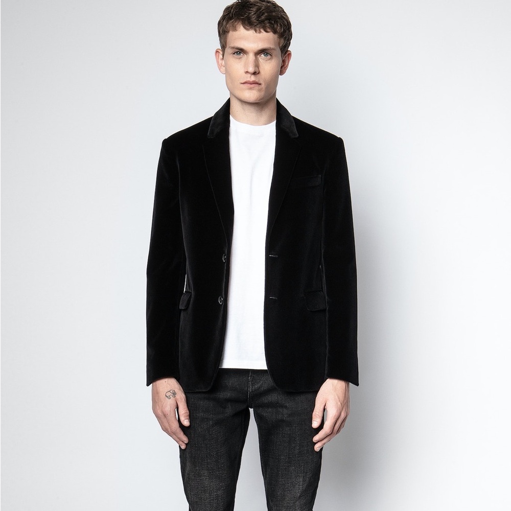 ZADIG & VOLTAIRE VELVET BLAZER